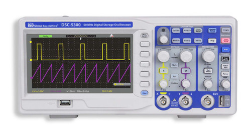 Global Specialties DSC-5300 50 MHz Digital Storage Oscilloscope