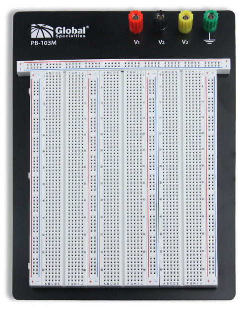 Global Specialties PB-103M Externally Powered, 2390 Tie-point Breadboard