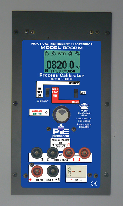 Piecal 820PM  Multifunction Panel Mount Calibrator , Use on instrumentation panels