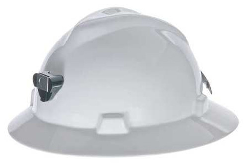 MSA 460069 Hat, V-Gard, Lb/Ch, Staz-On, White