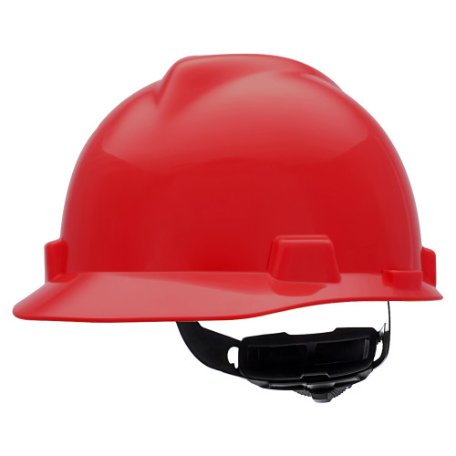 MSA 475363 Cap, V-Gard, Fas-Trac, Std, Red