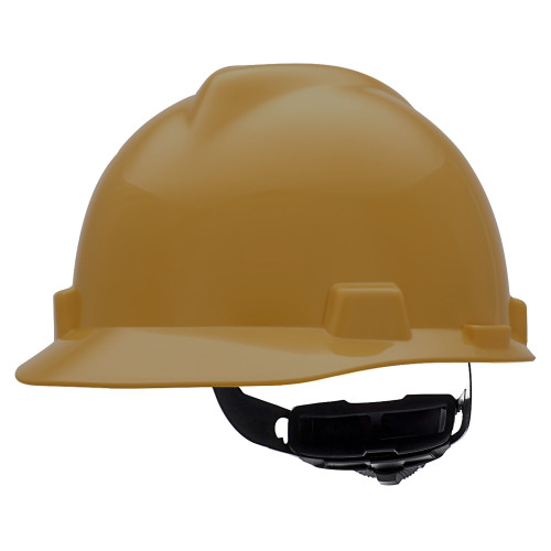 MSA 475365 Cap, V-Gard, Fas-Trac, Std, Gold