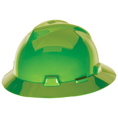 MSA 815570 Hat, V-Gard, Fas-Trac, Bright Lime Green