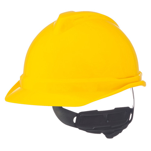 MSA 10034090 Cap,V-Gd 500,Non-Vntd,4Pt,Ratchet,Yello