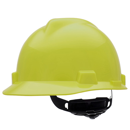 MSA 10061513 Cap,V-Gd,Lg,Hi-Viz Yel. Grn W/Ratchet QTY OF 20