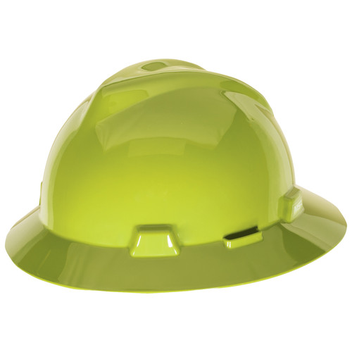 MSA 10061515 Hat, V-Gard, Fas-Trac, Hi-Viz  Ylw-Grn