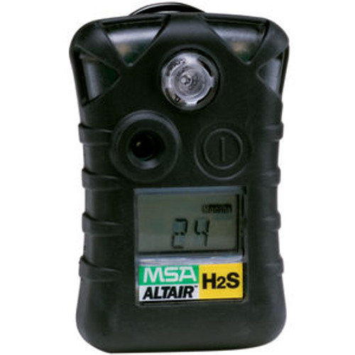 MSA 10092521 ALTAIR Single Gas Detector, Hydrogen Sulfide (H2S), Low Alarm 10 PPM, High Alarm 15 PPM