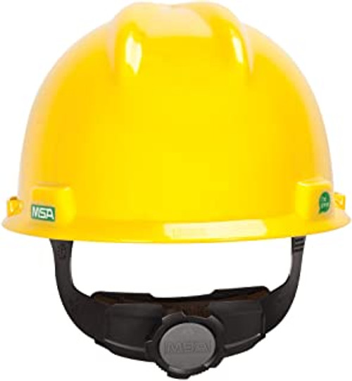 MSA 10150200 Cap, V-Gard Green, Color Yellow,Ratchet MSA 10150200 Cap, V-Gard Green, Color Yellow,Ratchet