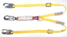 MSA 10155584 Lanyard, Lite Line, Twin Leg, Lg Snap