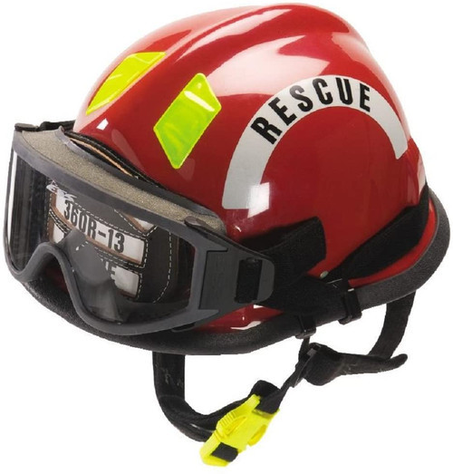 MSA 360SXSR Helmet,360S,Fire, Ess Goggle, Red, Std