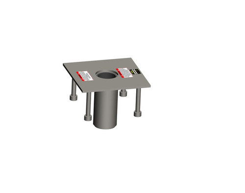 MSA IN-2326 Base,Concrete Floor,3",316 Sst,Ix