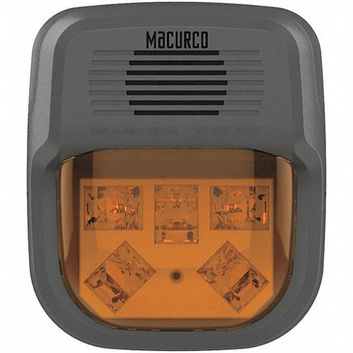 Macurco HS-A HS-A Horn Strobe Alarm, 4-3/4" L, 2" W, LED