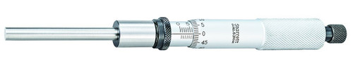 Starrett 63MRL Long Range Micrometer Head, 0-50mm Range, 0.01mm Graduation, +/-0.002mm Accuracy, Ratchet Stop Thimble, Lock Nut