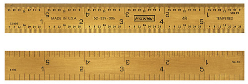 Fowler 52-399-006-0 6"/150 mm Rigid Golden Rule