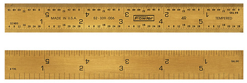 Fowler 52-399-006-0 6"/150 mm Rigid Golden Rule