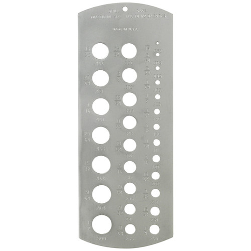 Fowler 1/16"-1/2" Drill Gage 52-480-005-0
