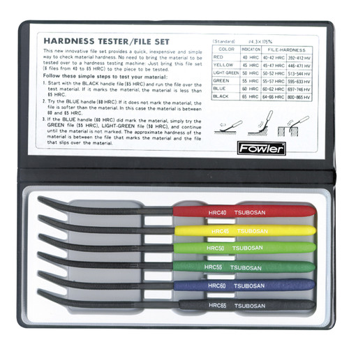 Fowler 52-760-000-0 HARDNESS TEST FILE ST