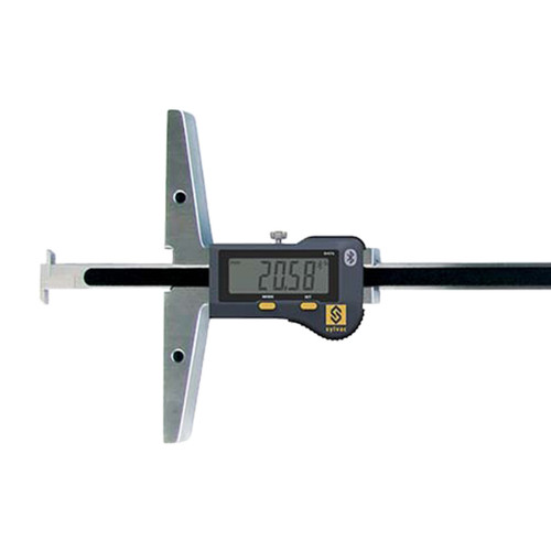 Fowler 54-139-160-1 8" Interchangeable Anvil Bluetooth Depth Gauge