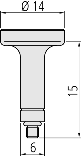 Mitutoyo 04AZA126 WORKPIECE STOPPER (C)