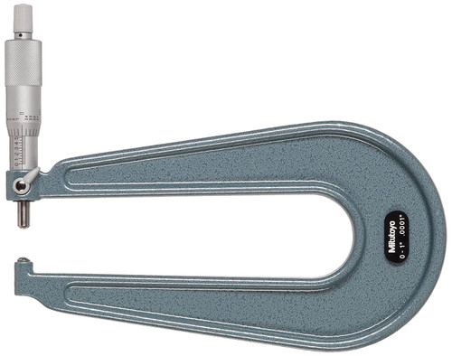 Mitutoyo 118-120 0-1/.0001" DEEP THRT. MIC S.A&S