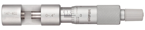 Mitutoyo 147-402 Hub Micrometer, 0 to 0.4"