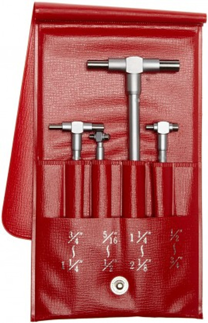 Mitutoyo 155-907 Telescoping Gauge Set, 0.315 to 2.125"
