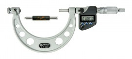 Mitutoyo 326-354-30 Series 326 Interchangeable Anvil-Spindle Screw-Thread Digital Micrometer, 3 to 4"