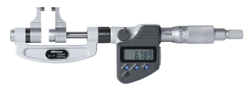 Mitutoyo 343-352-30 Series 343 Digital Caliper-Type Micrometer, 2 to 3"