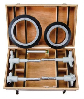 Mitutoyo 368-998 Holtest Micrometer Set, type II, 4 to 8"