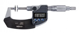 Mitutoyo 369-350-30 Series 369 Digimatic Disk Micrometer with Non-Rotating Spindle, 0 to 1"