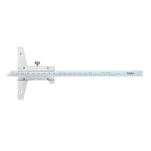 Mitutoyo 527-114 VERNIER DEPTH GAGE, 24", FINE AD