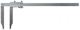 Mitutoyo 534-102 Series 534 Long Jaw Vernier Calipers, 0 to 20", SAE/Metric