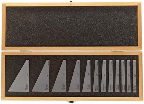 Mitutoyo 981-102 ANGLE BLOCK SET, 12 PC