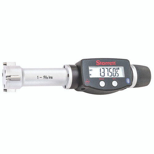 Starrett MICROMETER, XT3 DIGITAL 1-1 3/8 WITH BT