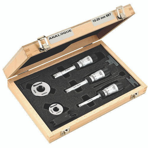Starrett MICROMETER, INSIDE SET 10-20MM RANGE
