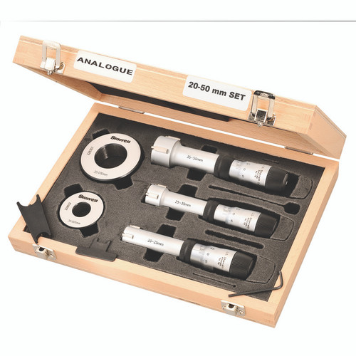 Starrett MICROMETER, INSIDE SET 20-50MM RANGE