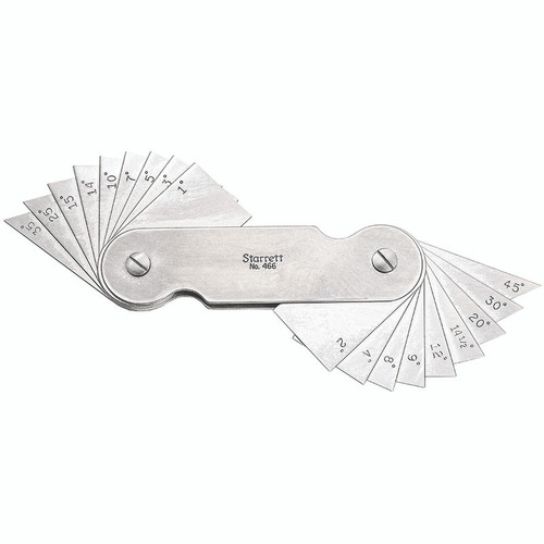 Starrett ANGLE GAGE, 18 LEAVES