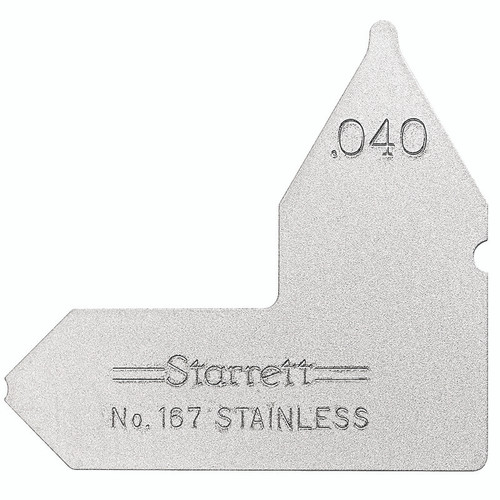 Starrett RADIUS GAGE, .040"