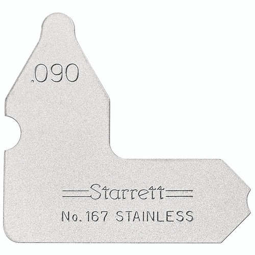 Starrett RADIUS GAGE, .090"