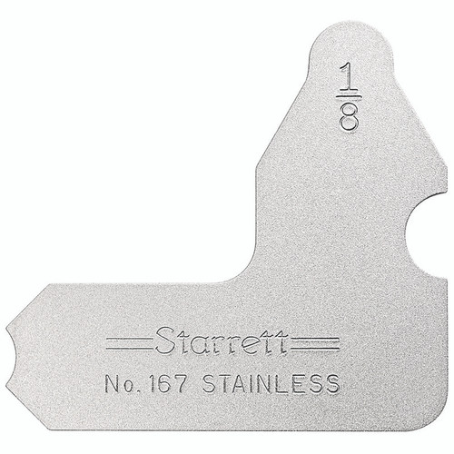 Starrett RADIUS GAGE, 1/8"