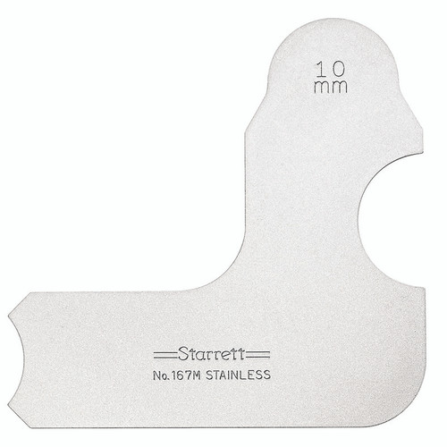 Starrett RADIUS GAGE, 10mm