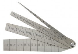 Starrett 267 Taper Gauge, 0.063 to 1.063" range, 5.25" L