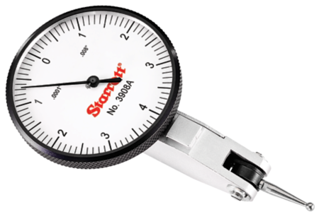 Starrett DIAL TEST INDICATOR, 0-4-0, 1-9/16" DIAM.