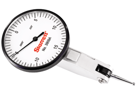 Starrett DIAL TEST INDICATOR,  0-15-0, 1-9/16 DIAM.
