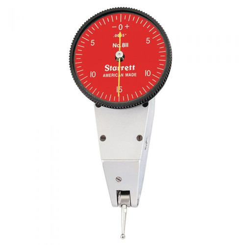 Starrett DIAL TEST INDICATOR, SWIVEL HEAD, RED DIAL