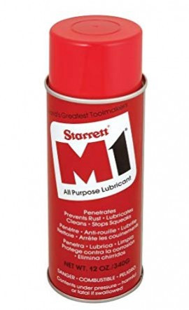 Starrett M1-95173 M1 Oil, case of aerosol cans, 12 oz
