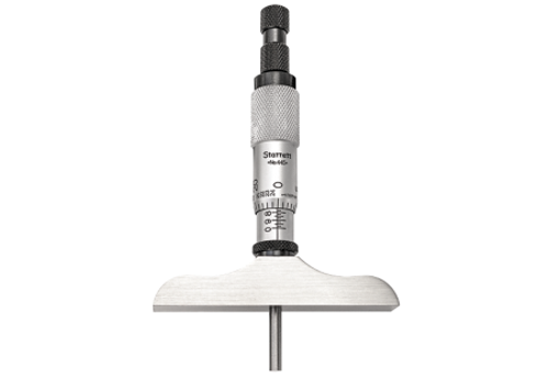 Starrett MICROMETER DEPTH GAGE, 0-3", 3" BASE