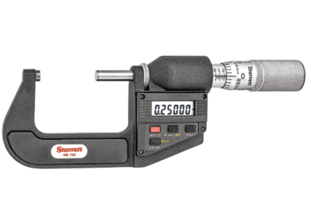 Starrett MICROMETER, ELECTRONIC, 1-2"