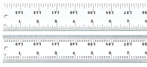 Starrett RULE, 144", 4R GRAD, HEAVY SPRING TEMPERED