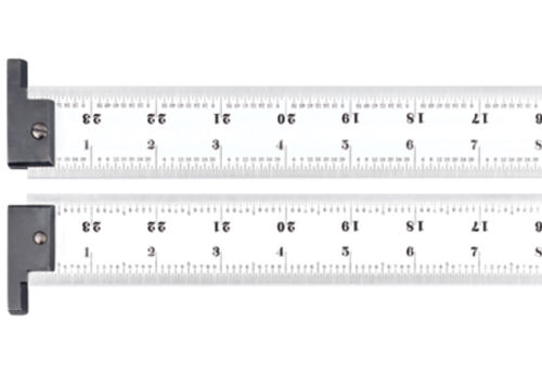 Starrett HOOK RULE, 36", 16R GRAD, HEAVY SPRING TEMPERED